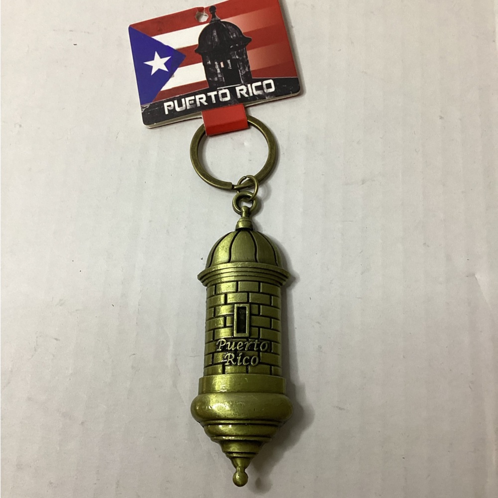 PUERTO RICO El Morro Metal Bottle Opener Key Chain CAR SOUVENIRS